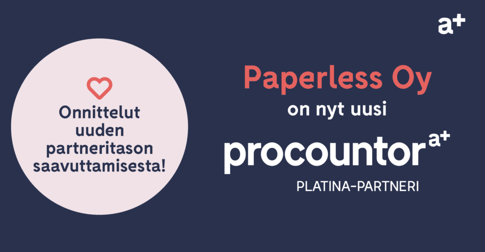 Procountor Platina-partneri: Paperless Oy