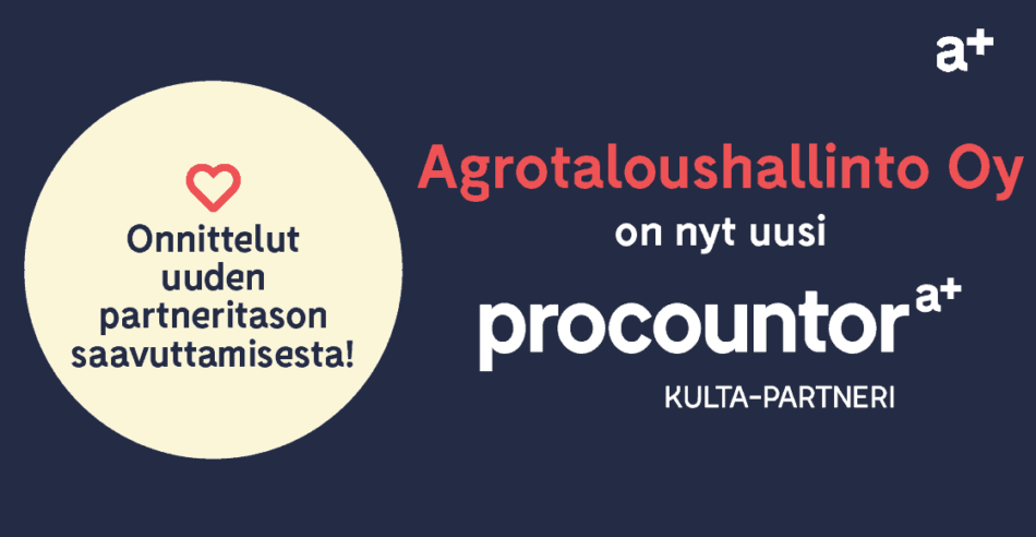 Procountor Kulta-partneri: Agrotaloushallinto Oy