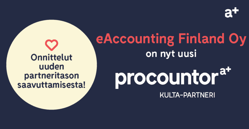 Procountor Kulta-partneri: eAccounting Finland Oy