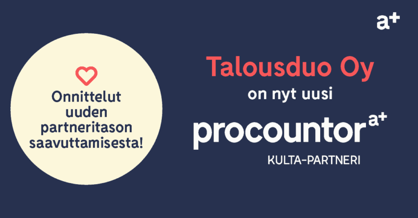 Procountor Kulta-partneri: Talousduo Oy