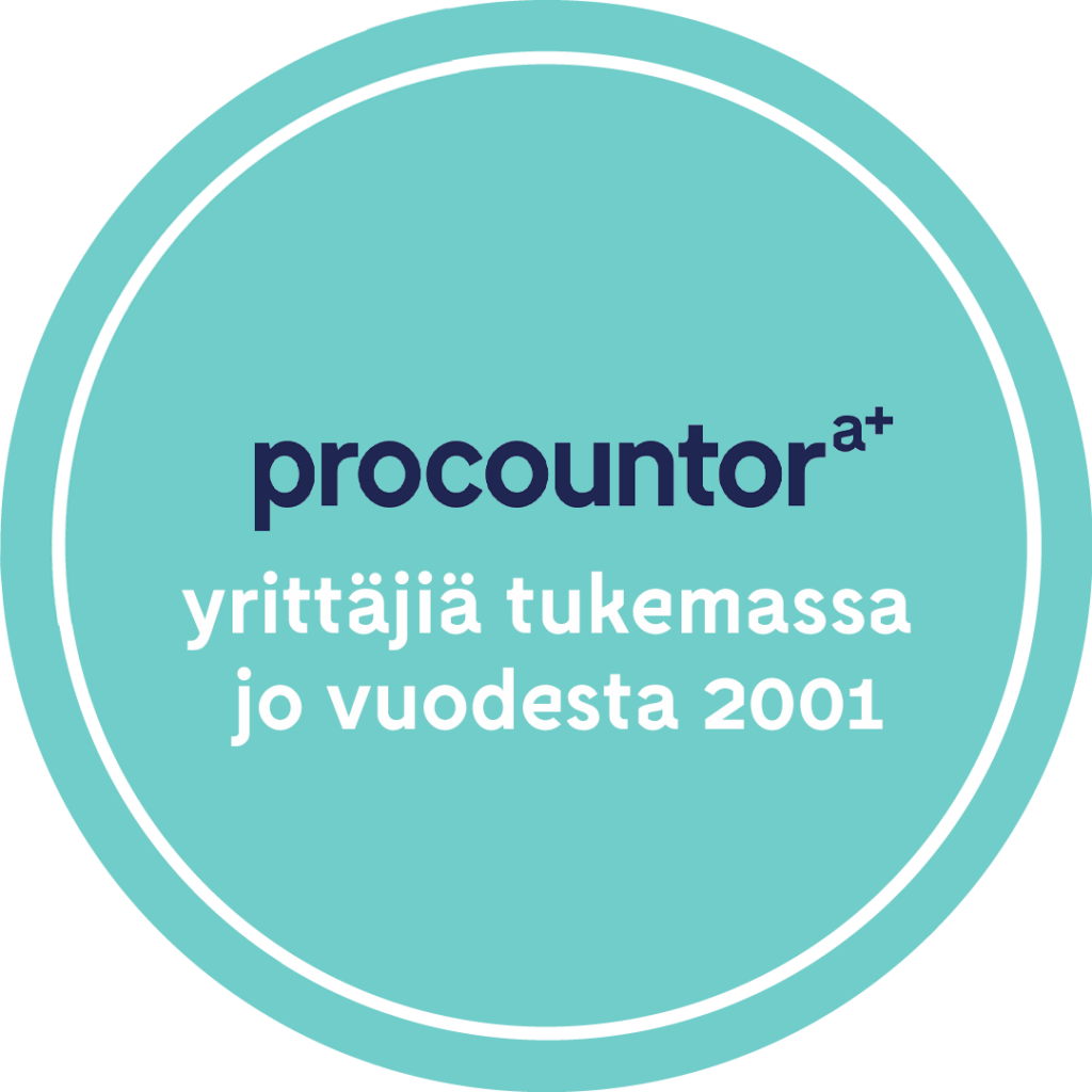 Procountor yrittäjiä tukemassa jo vuodesta 2001