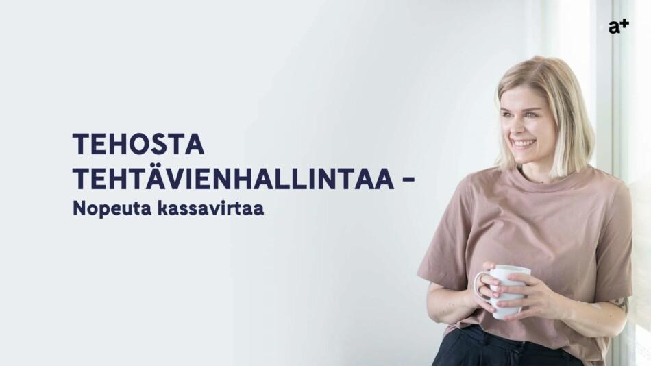 Webinaarikuvake: Tehosta tehtävienhallintaa, nopeuta kassavirtaa