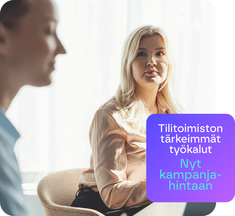 Tilitoimiston työkalut kampanjahintaan