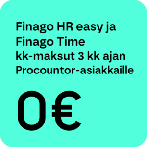 Tarjous HR easy ja Time  ilman kuukausimaksua